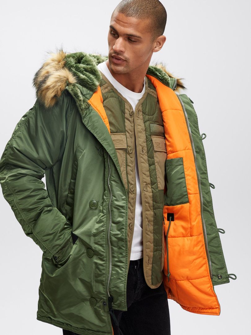 Alpha Slim Fit N-3B Parka