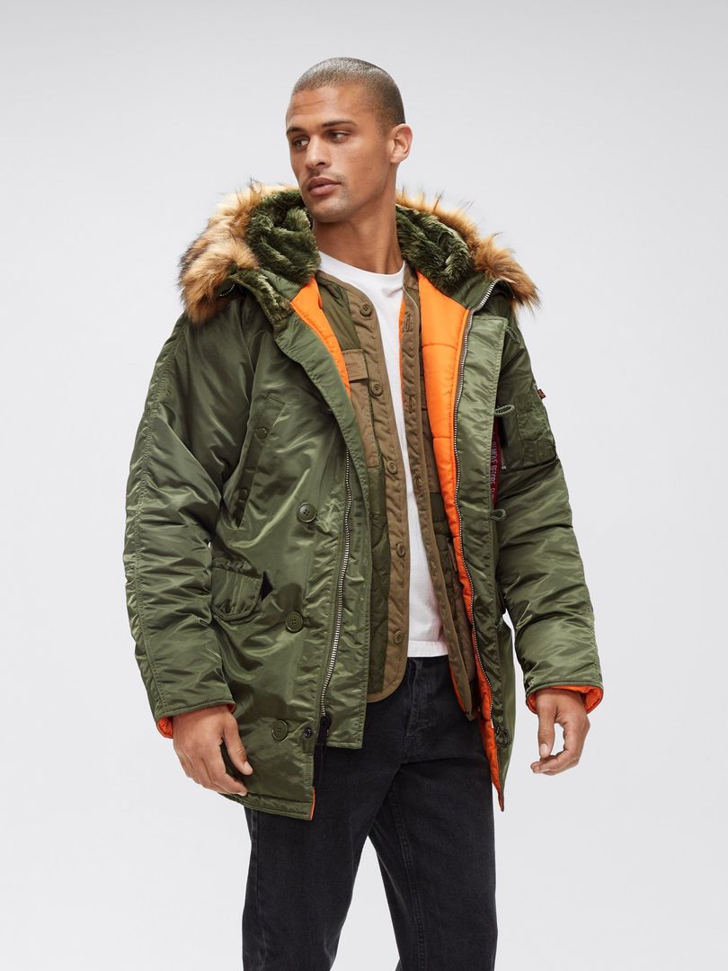 Alpha Slim Fit N-3B Parka