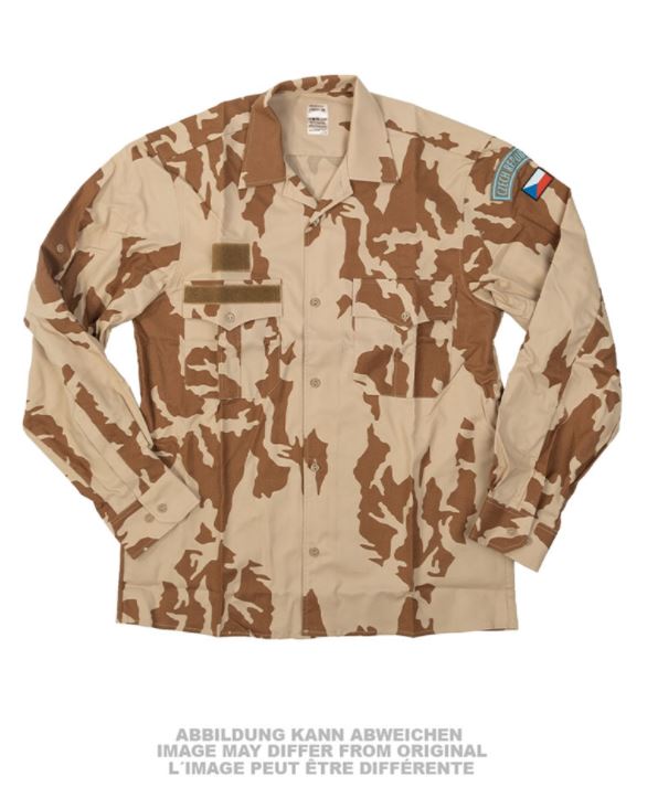 CZECH DESERT CAMO L/S FIELD SHIRT- SURPLUS