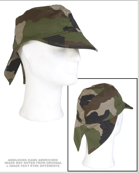 FRENCH CCE CAMO F1 FIELD CAP - SURPLUS