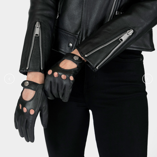 Women's Bullitt Gloves - Black and Nickel