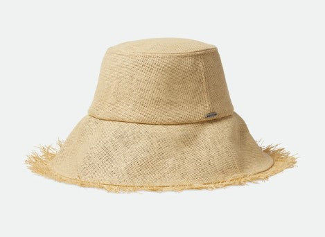 Alice Straw Bucket Hat - Tan