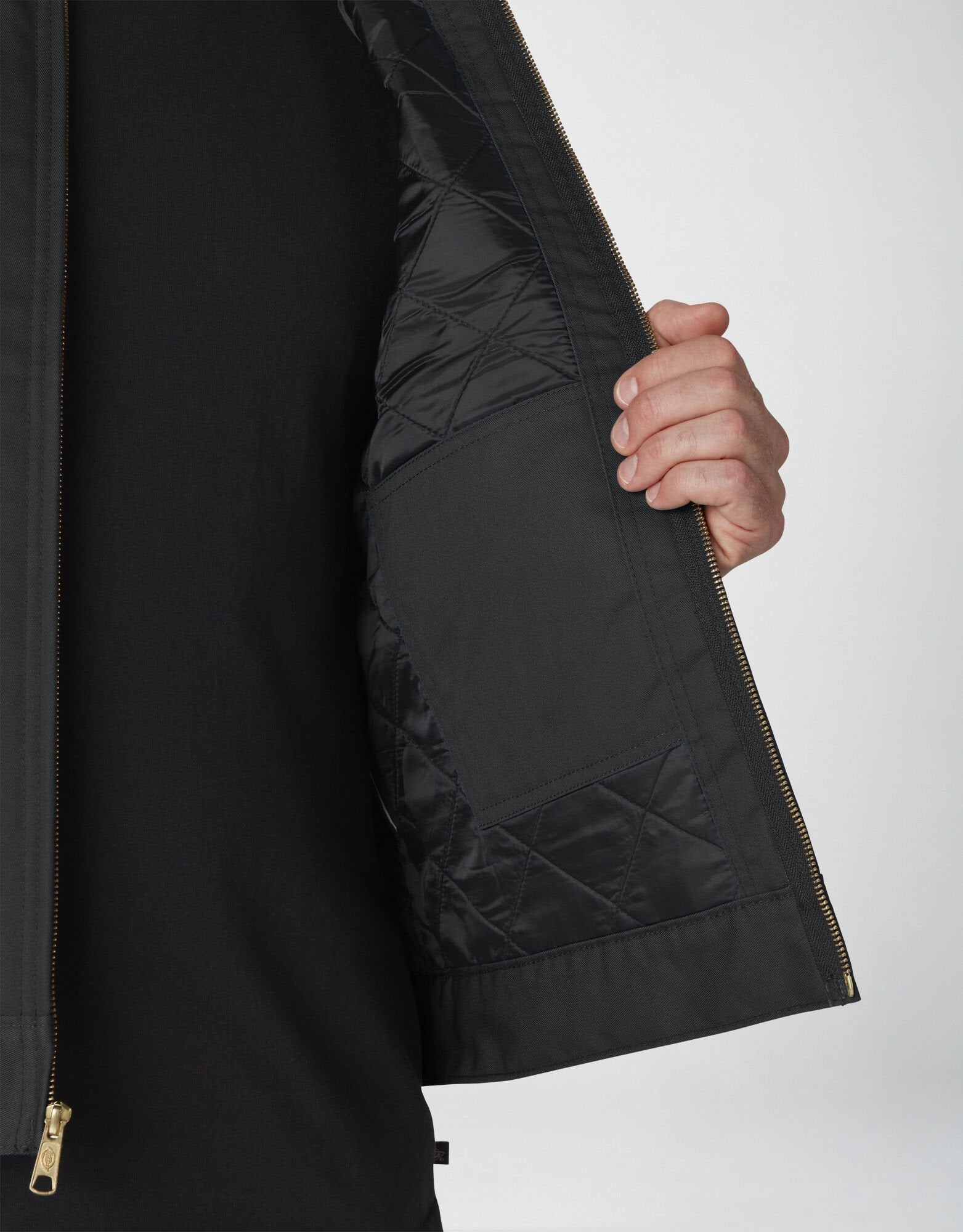 Men's Dickies Lined Eisenhower Jacket TJ15 - Black – Belmont Army WP