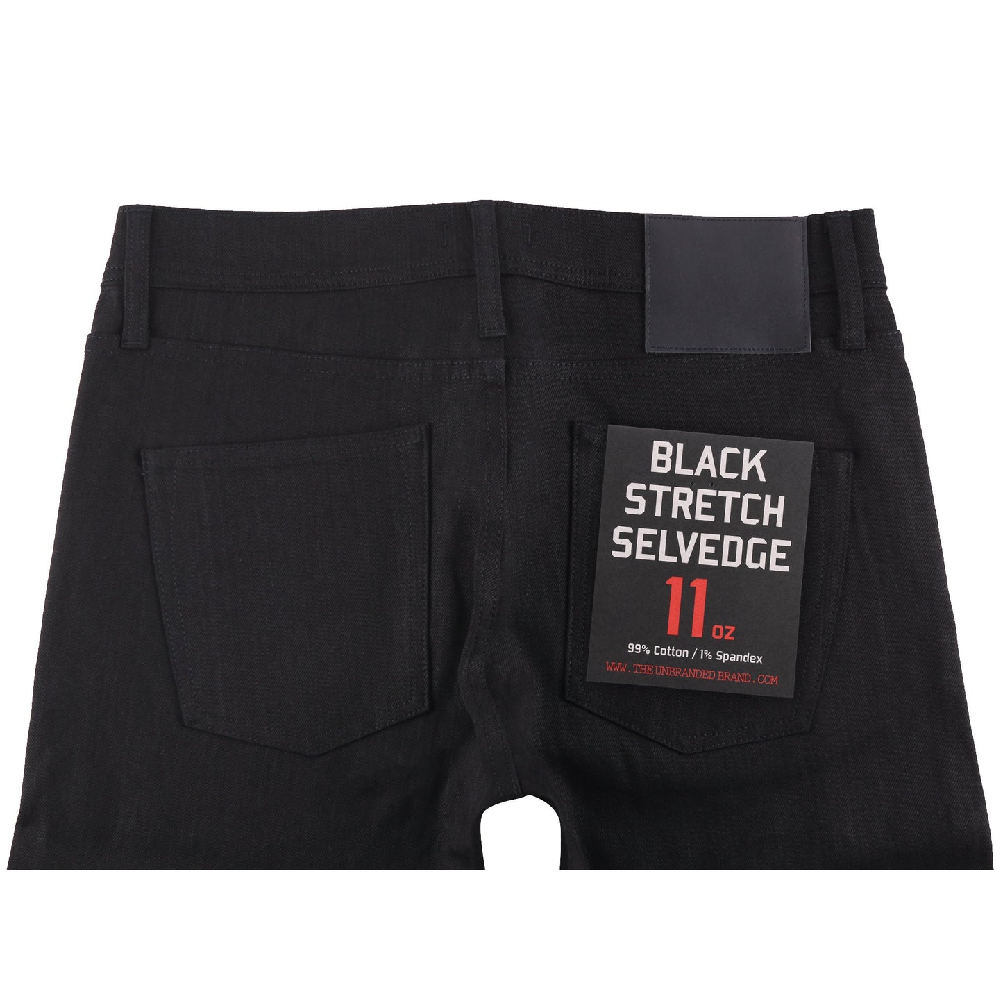 Tight Fit Stretch Selvedge 11 Oz - Black