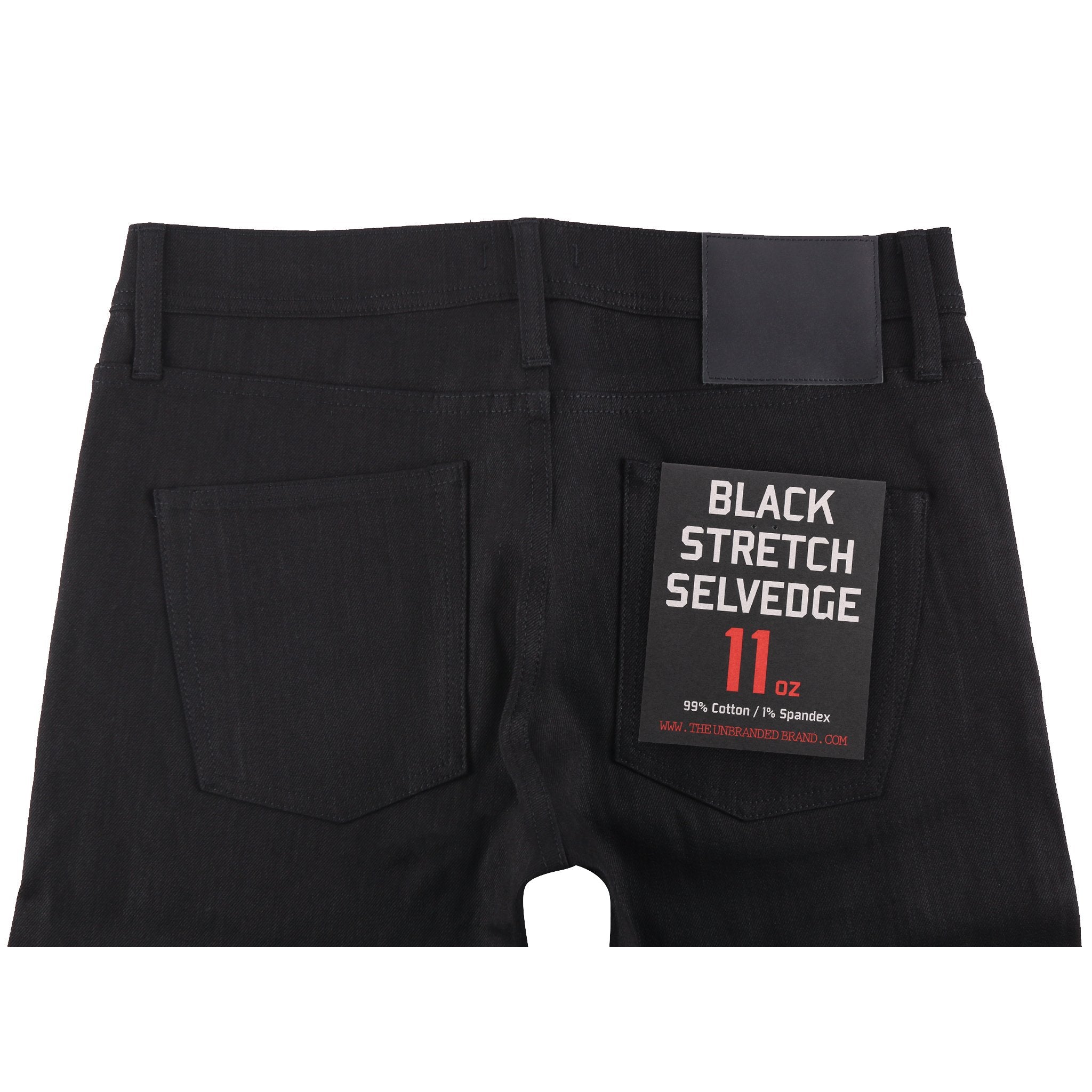 Tight Fit Stretch Selvedge 11 Oz - Black