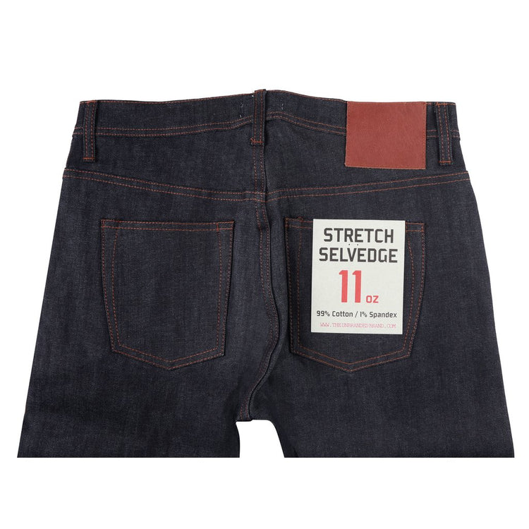 MEN'S RELAXED TAPERED FIT 11OZ STRETCH SELVEDGE - INDIGO