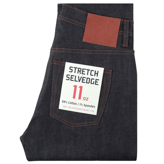 MEN'S RELAXED TAPERED FIT 11OZ STRETCH SELVEDGE - INDIGO