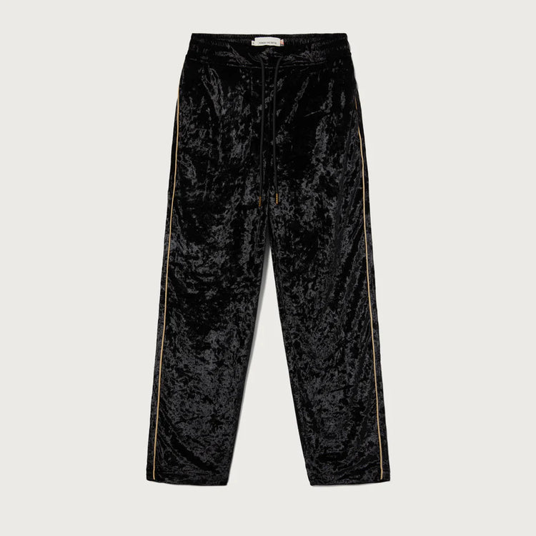 Women's Velvet Pajama Pant - Black