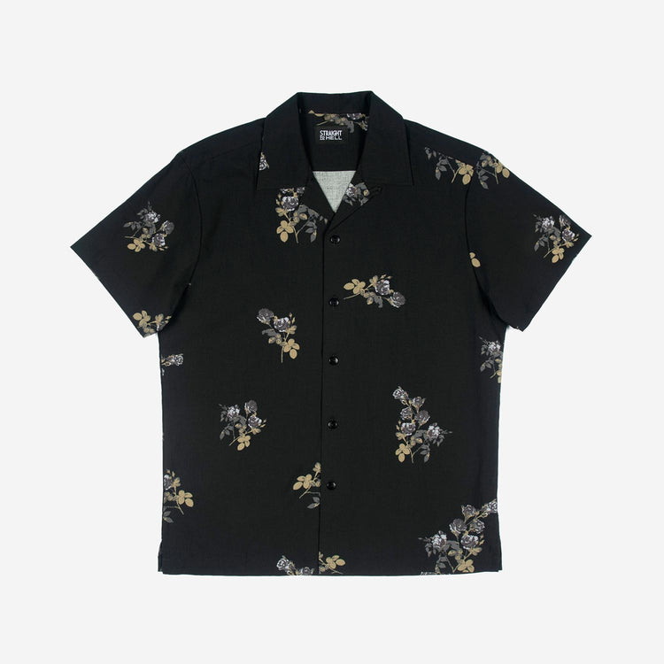 MEN'S BAND OF ROSES S/S SHIRT - BLACK AND GREY