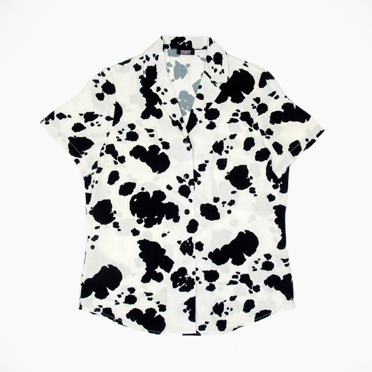 Women's Bella Top - Cow Print