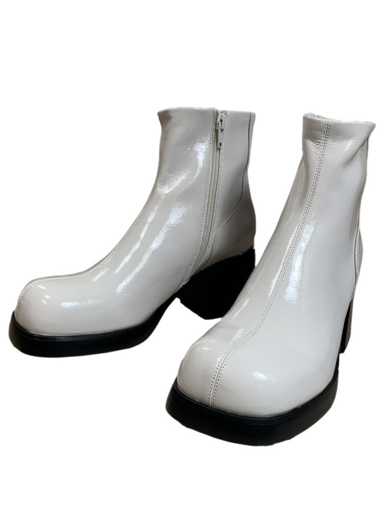 Women's Himari Boot - White Patent Leather