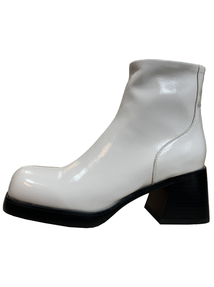 Women's Himari Boot - White Patent Leather