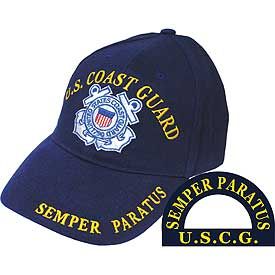 U.S COAST GUARD EMBROIDERED CAP