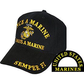 USMC SEMPER FI EMBROIDERED CAP
