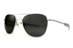 American Optics Eyewear Original Pilot Sunglasses - Chrome Frame