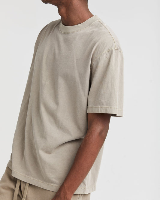 Men's Relaxed S/S Tee - Warm Grey