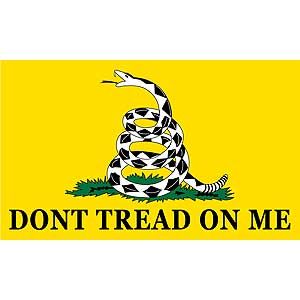 FLAG DONT TREAD ON ME (YELLOW)