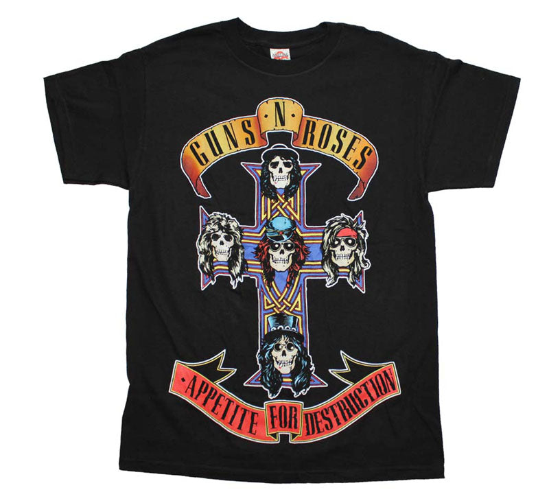 Guns N Roses Appetite For Destruction Cross Tee