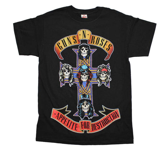 Guns N Roses Appetite For Destruction Cross Tee