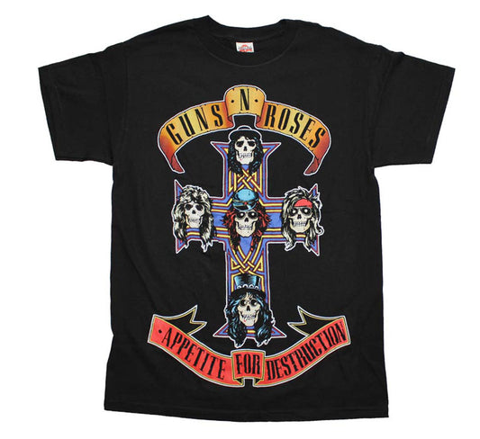 Guns N Roses Appetite for Destruction Cross T-Shirt