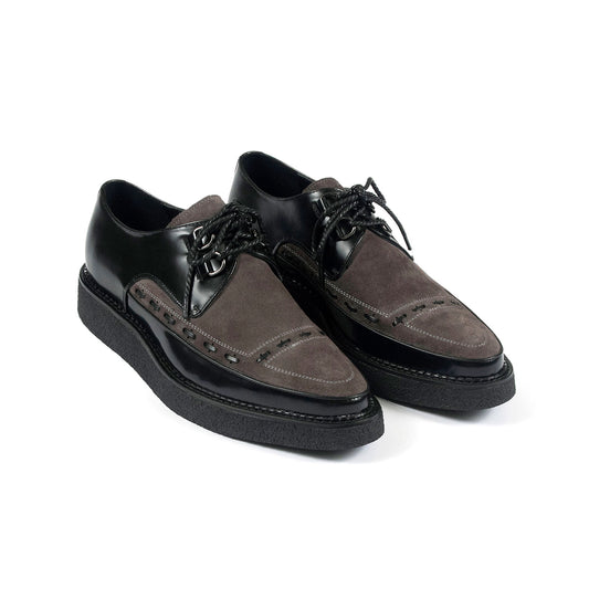 Men's Hawkins Leather - Black and Grey