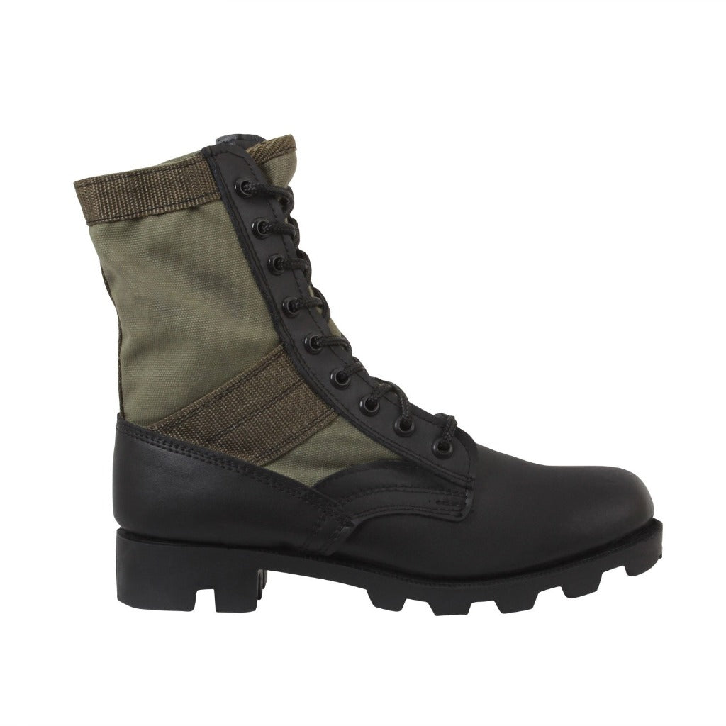 Bottes Wellco T130 Jungle Combal - Taille US 4 M, Marron Cuir, Neuves Sans Emballage