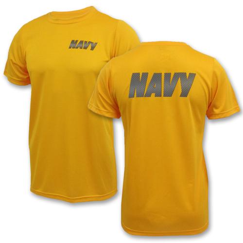 SOFFE OFFICIAL NAVY PT TEE - GOLD
