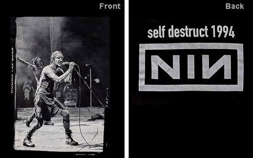 Nine Inch Nails (Self Destruct) Tee