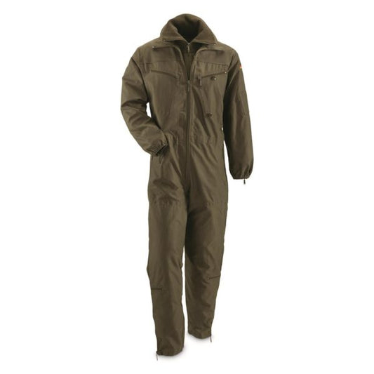 GERMAN ORIG TANKER COVERALL W/ PILE LINER