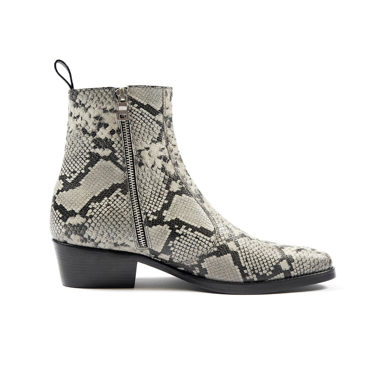 Women's Richards Boot - Grey Snakeskin