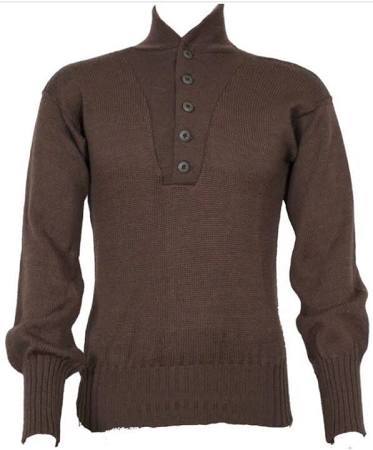 USGI 5 BUTTON SWEATER OD
