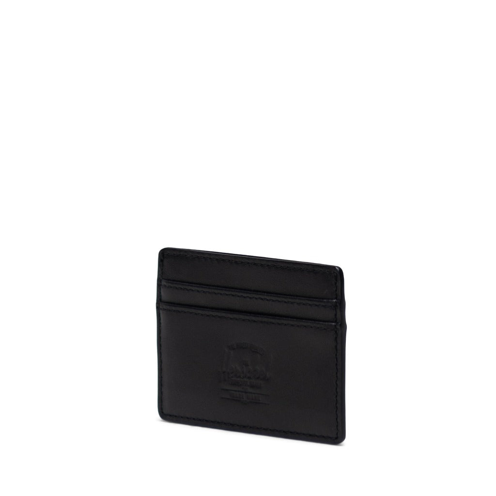 Herschel Charlie Leather Cardholder - Black (RFID)