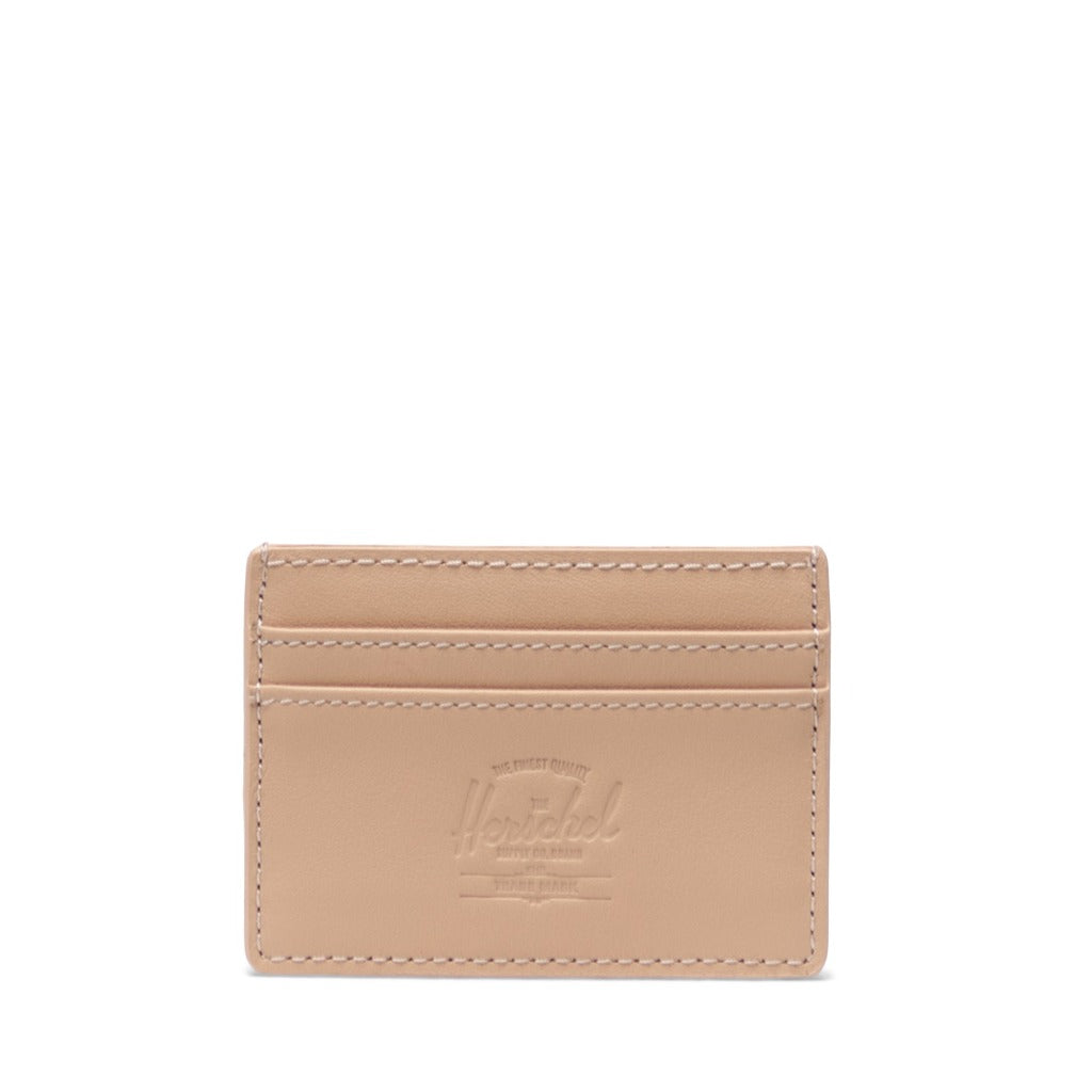 Herschel Charlie Leather Cardholder - Natural (RFID)