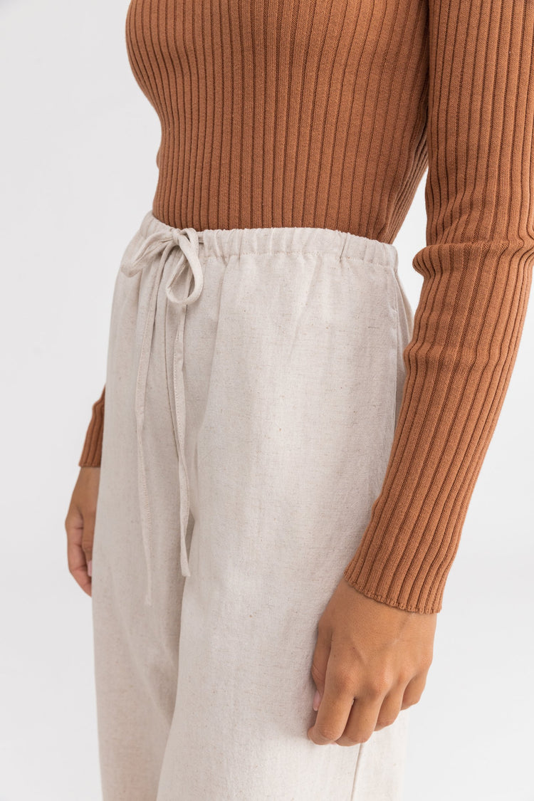 Women's Classic Drawstring Pants - Oat