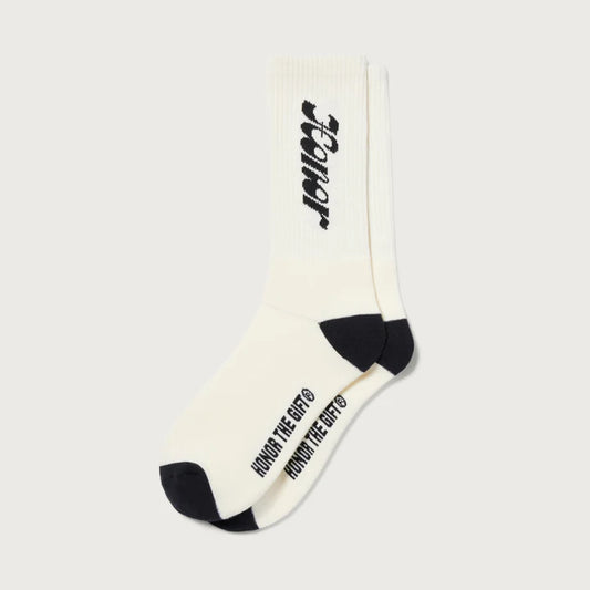 Men's Honor Sock - White/black